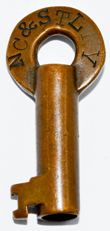 Nashville Chattanooga & St Louis FS Hardware Brass NC&STL RY