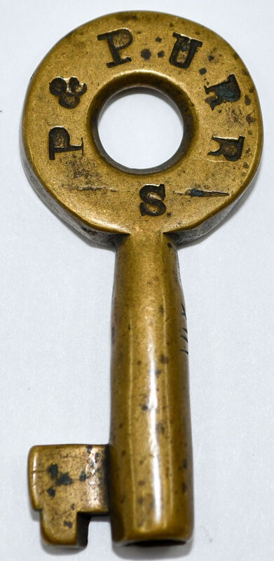Peoria & Pekin Union Brass Switch P&PU RR