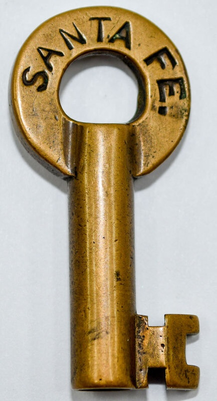 A&W shown in oval hallmark Brass Switch SANTA FE