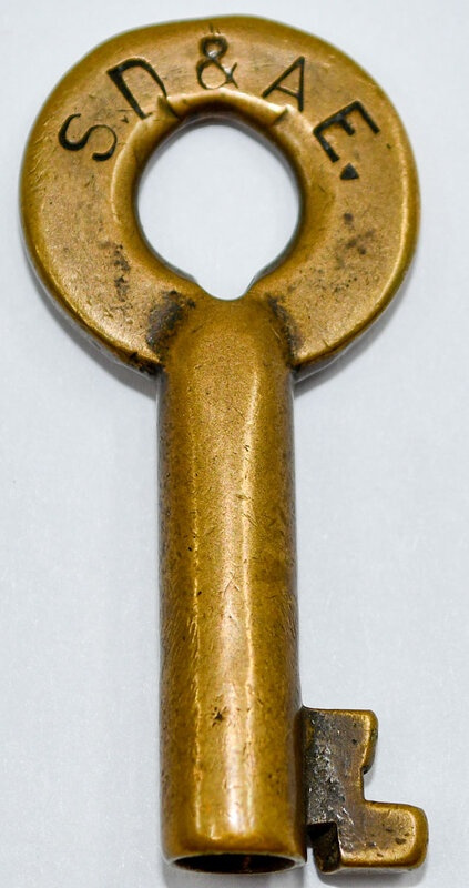 San Diego & Arizona Eastern Brass Switch SD&AE