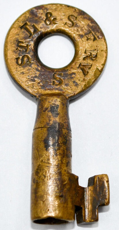 St Louis & San Francisco Ritchie & Son Brass STL&SF RY