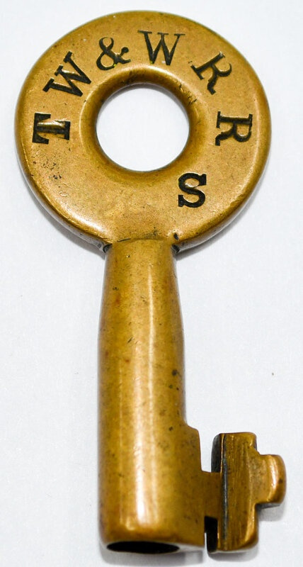 Toledo Wabash & Western Ritchie & Boyden Brass Switch TW&W RR