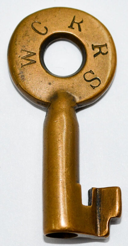 Wisconsin Central Loeffelholz Brass Switch WC RR