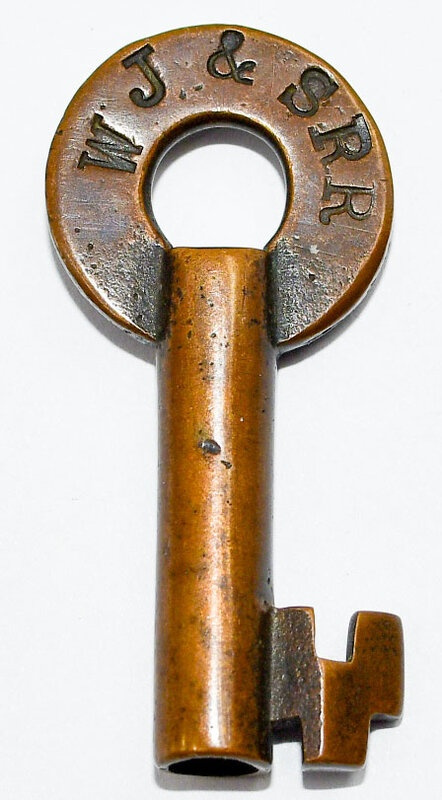 West Jersey & Seashore FS Hardware Brass Switch WJ&S RR