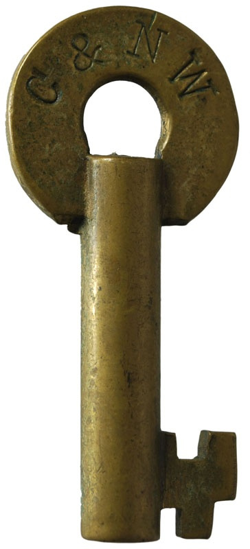 Chicago & North Western Slaymaker Brass Switch C&NW