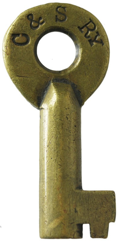 Colorado & Southern Brass Switch C&SRY