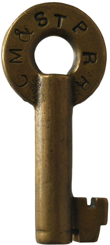 Chicago Milwaukee & St Paul Brass Switch CM&STPRR