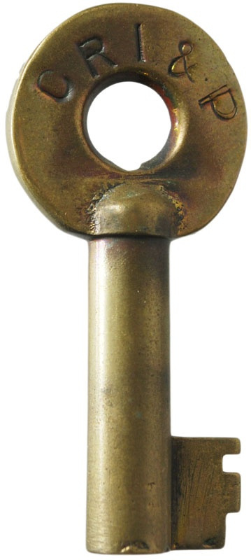 Chicago Rock Island & Pacific Adlake Brass Switch CRI&P