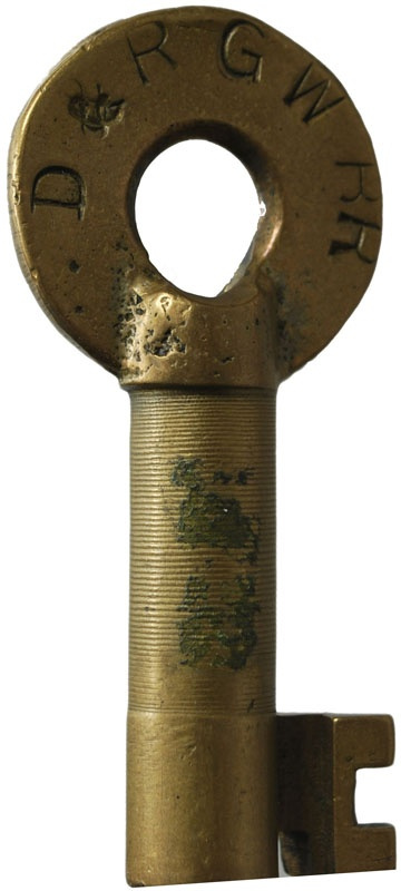 Denver & Rio Grande Western Adlake Brass Switch D&RGWRR