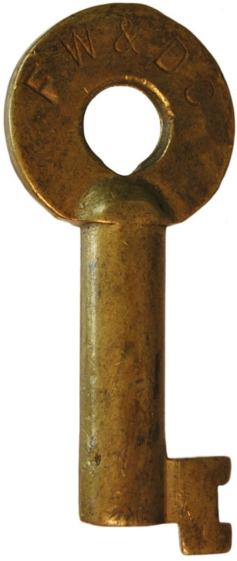 Ft Worth & Denver City Adlake Brass Switch FW&DC