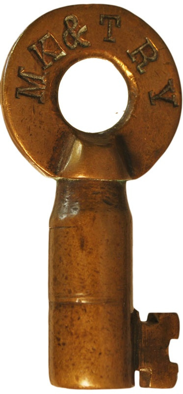Missouri Kansas & Texas Brass MK&TRY