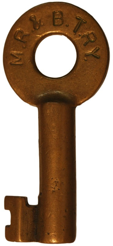 Mississippi River & Bonne Terre Fraim Brass Switch MR&BTRY
