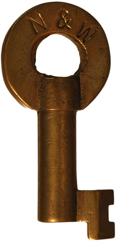 Norfolk & Western Adlake Brass Switch N&W