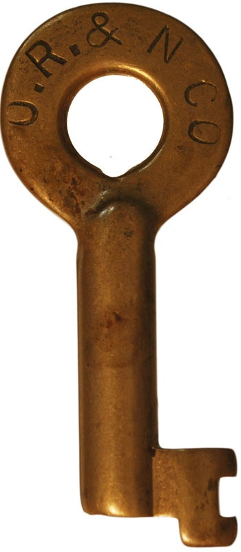 Oregon Railway & Navigation A&W in oval hallmark Brass Switch OR&N CO