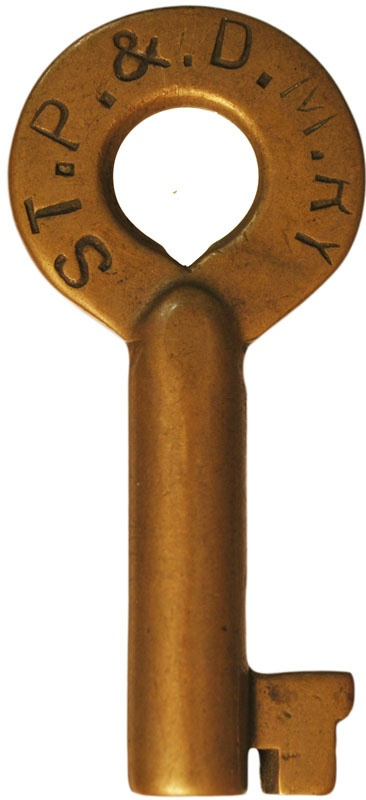 St Paul & Des Moines A&W in oval hallmark Switch STP&DMRY