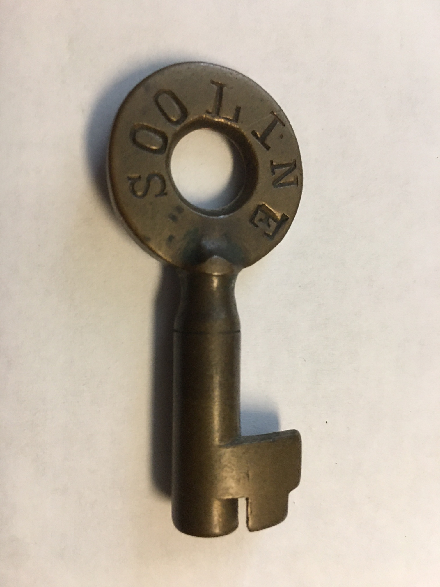 Soo Line No hallmark Brass Switch Key SOOLINE
