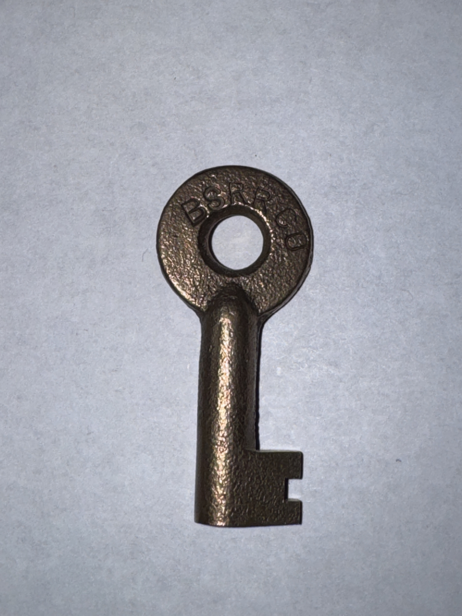 Birmingham Southern Railroad Adlake (straight) Brass Switch Key BS