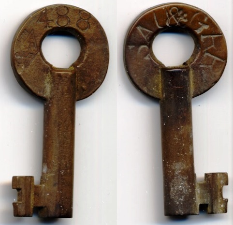 San Antonio Uvalde & Gulf Brass Switch SAU&G